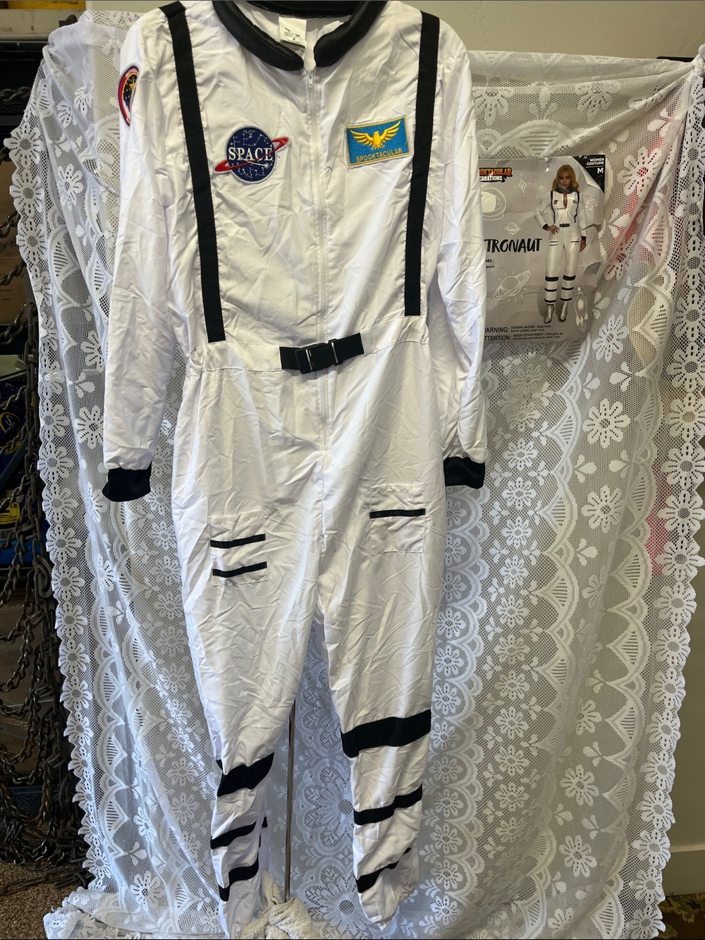 Spooktacular Astronaut Jumpsuit Costume NIB M